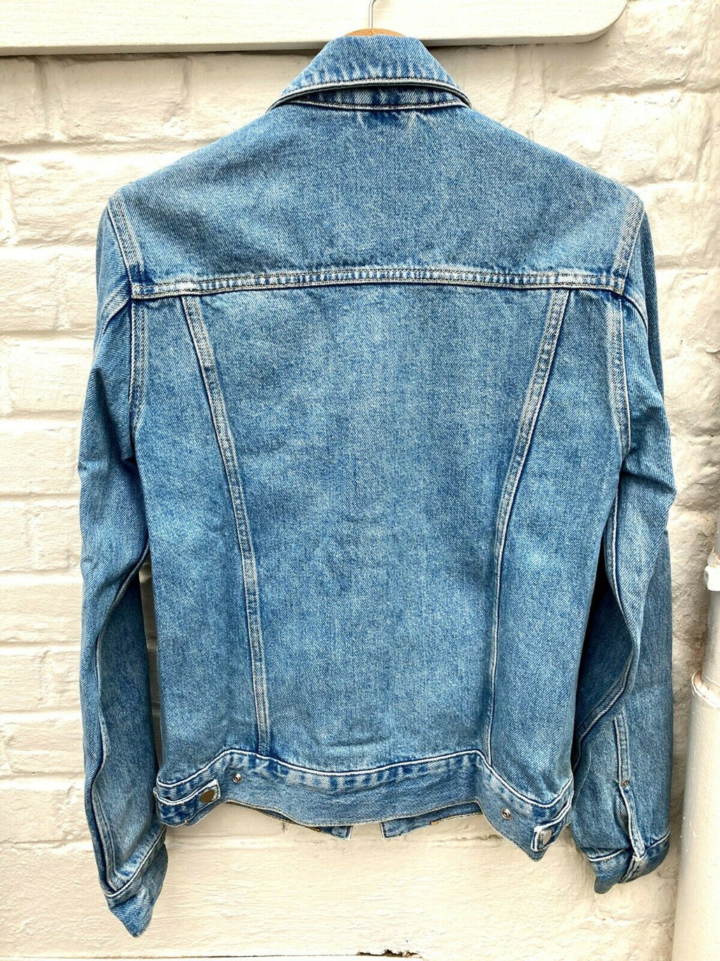 Sandro Light Blue Denim Jacket Superb Color Size S