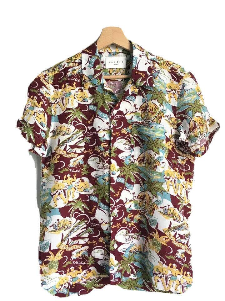 Sandro HAWAIIAN SHIRT Size S