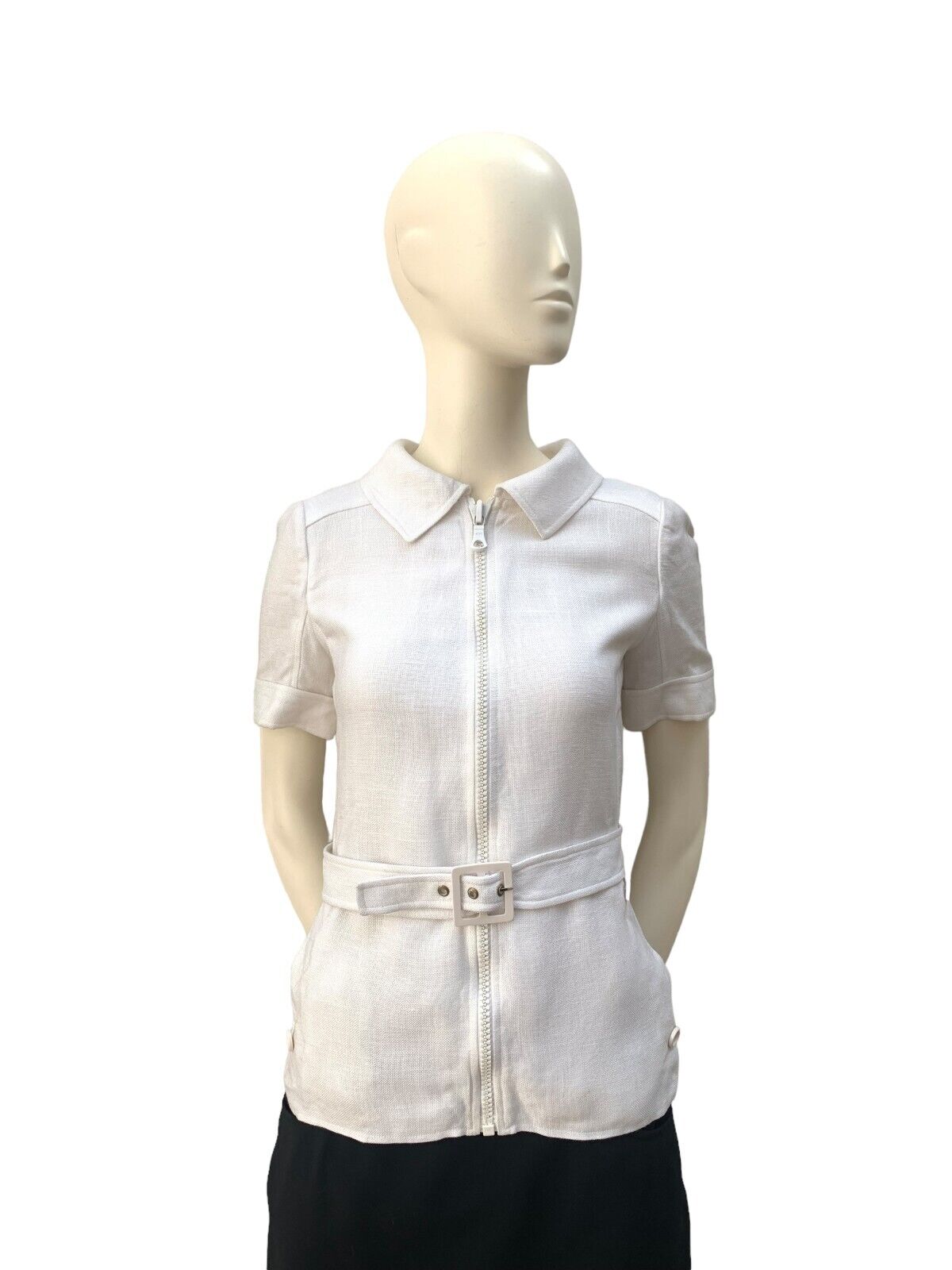 White Belted Jacket