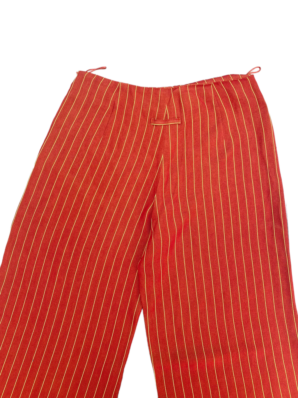 Vintage Striped Flare Red Pants