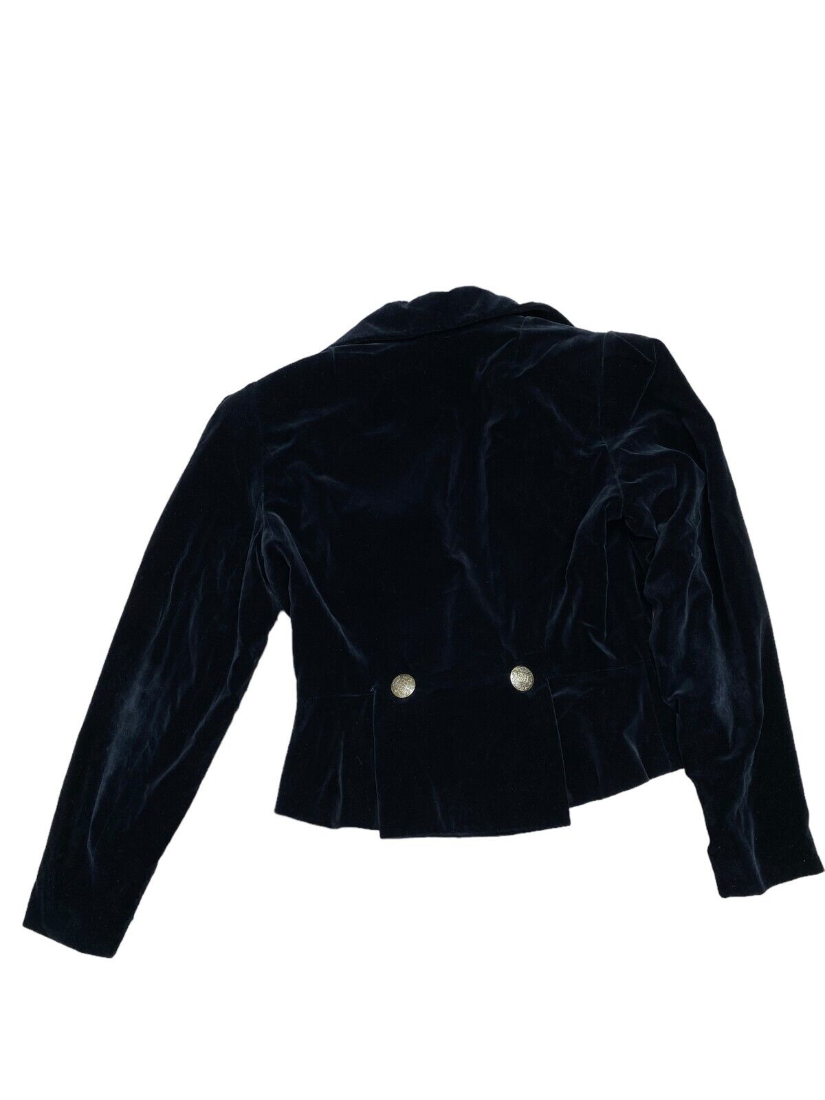 Black Velvet Corduroy Blazer Jacket  Size 42 fits L