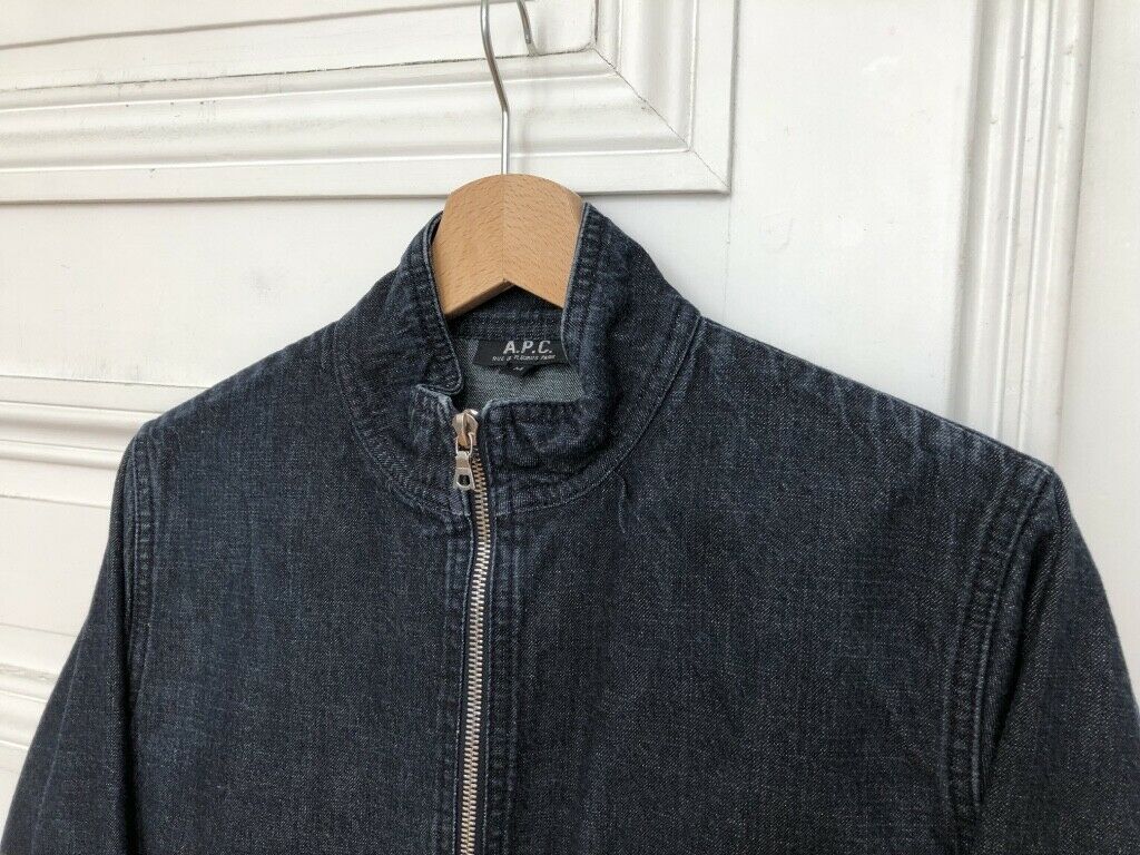 A.P.C. Blue Denim Jeans Jacket - Coat Size M