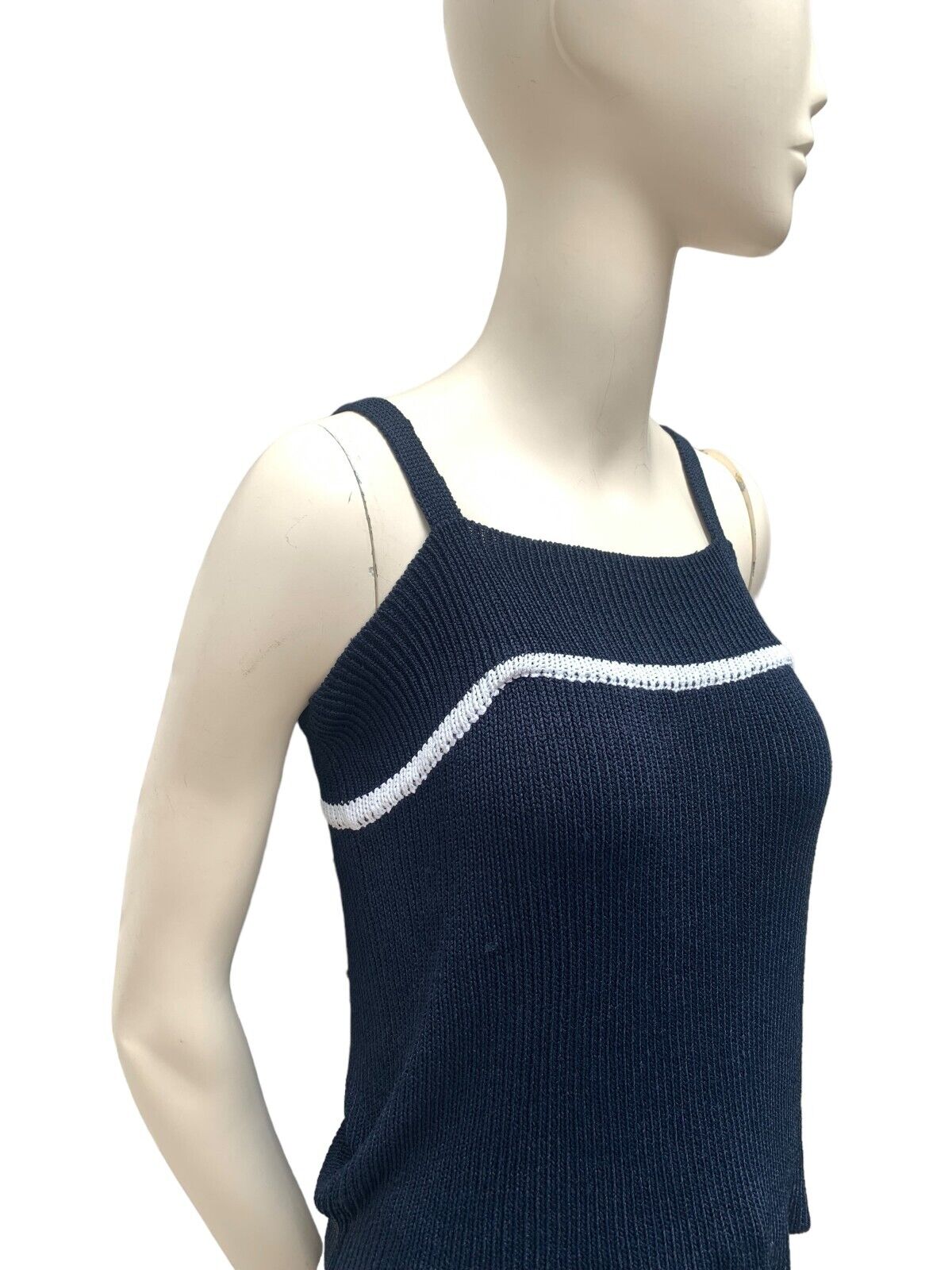 Vintage Black rayon Crop top