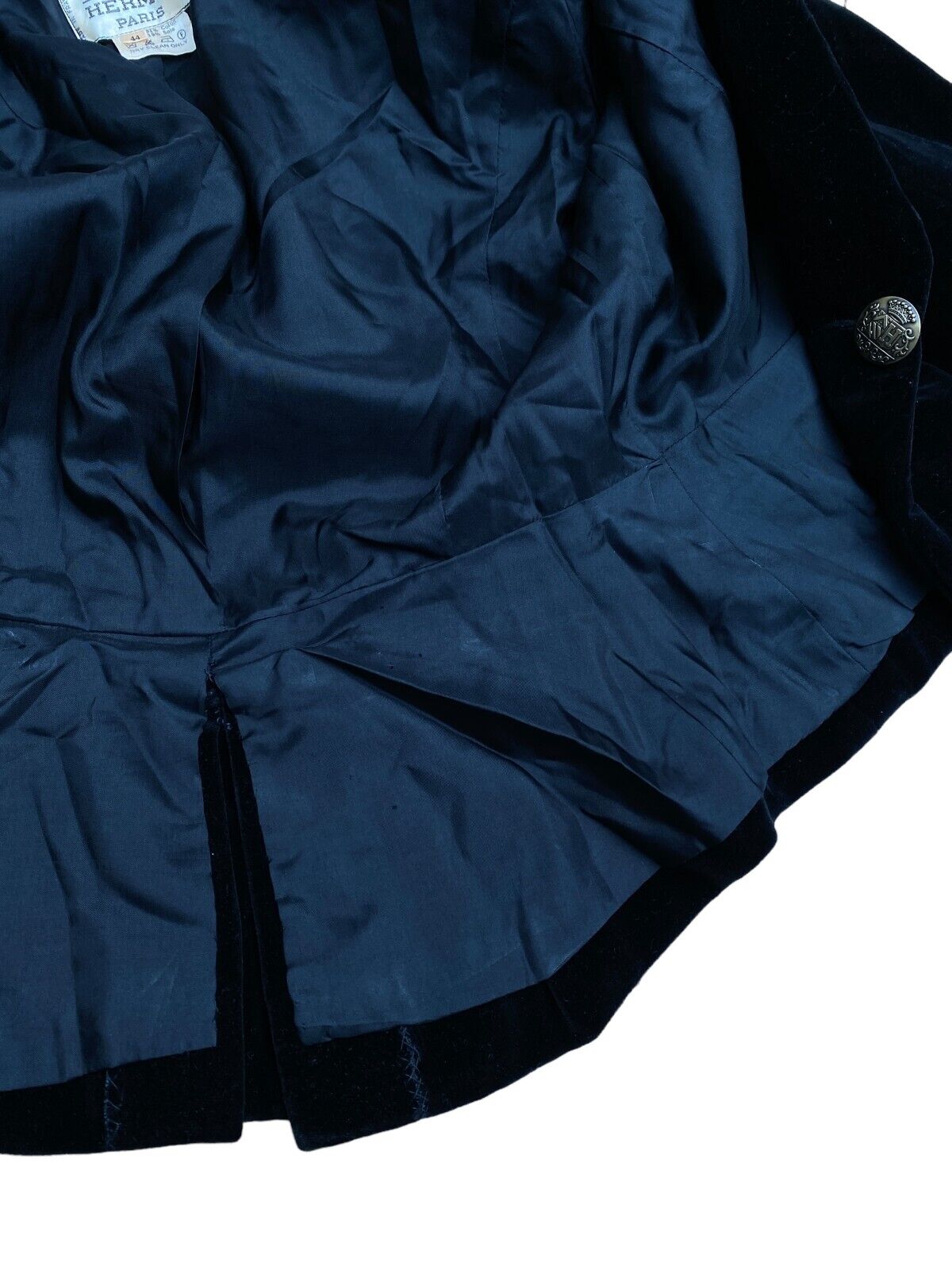 Black Velvet Corduroy Blazer Jacket  Size 42 fits L