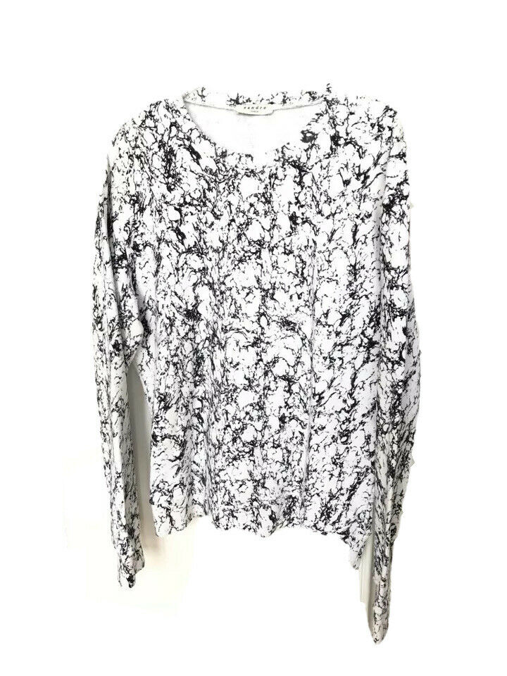 Sandro MARBLE SWEATER - CREWNECK Size XL