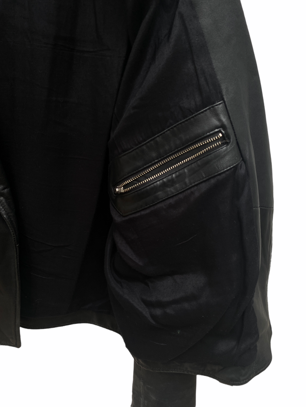 « Thrasher »  Black Biker Leather Jacket  
