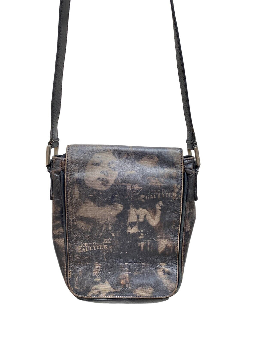 Vintage   Marlene Dietrich Grey Leather Bag