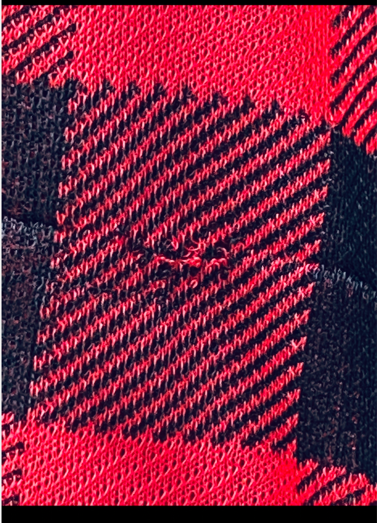 Balenciaga Checked Red / Black Shirt Size XS