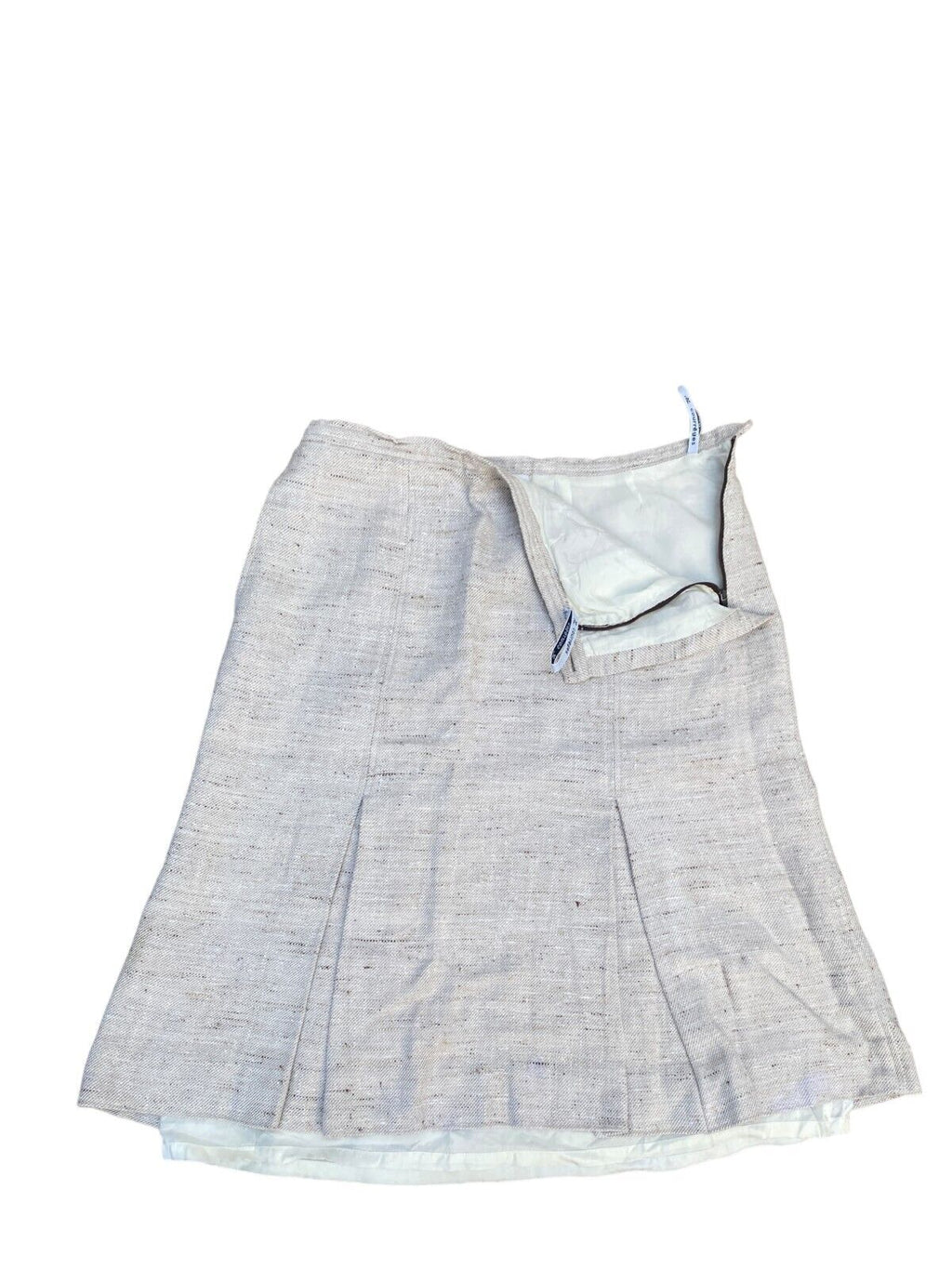 Vintage Beige Midi Skirt