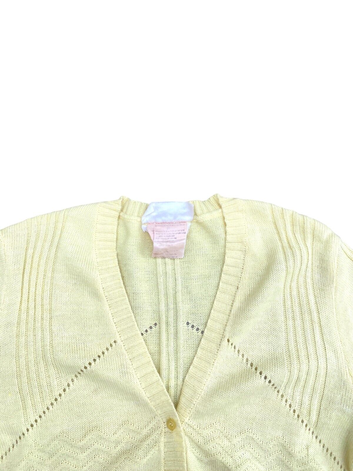 Vintage Yellow Cardigan