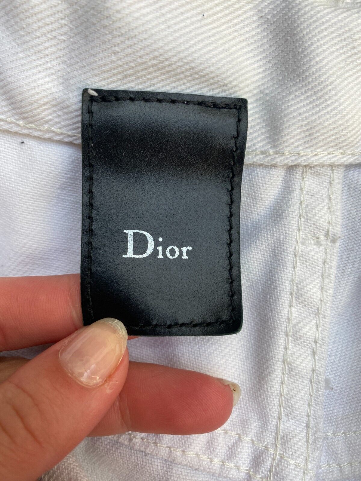 White Denim Jeans Slim Fit