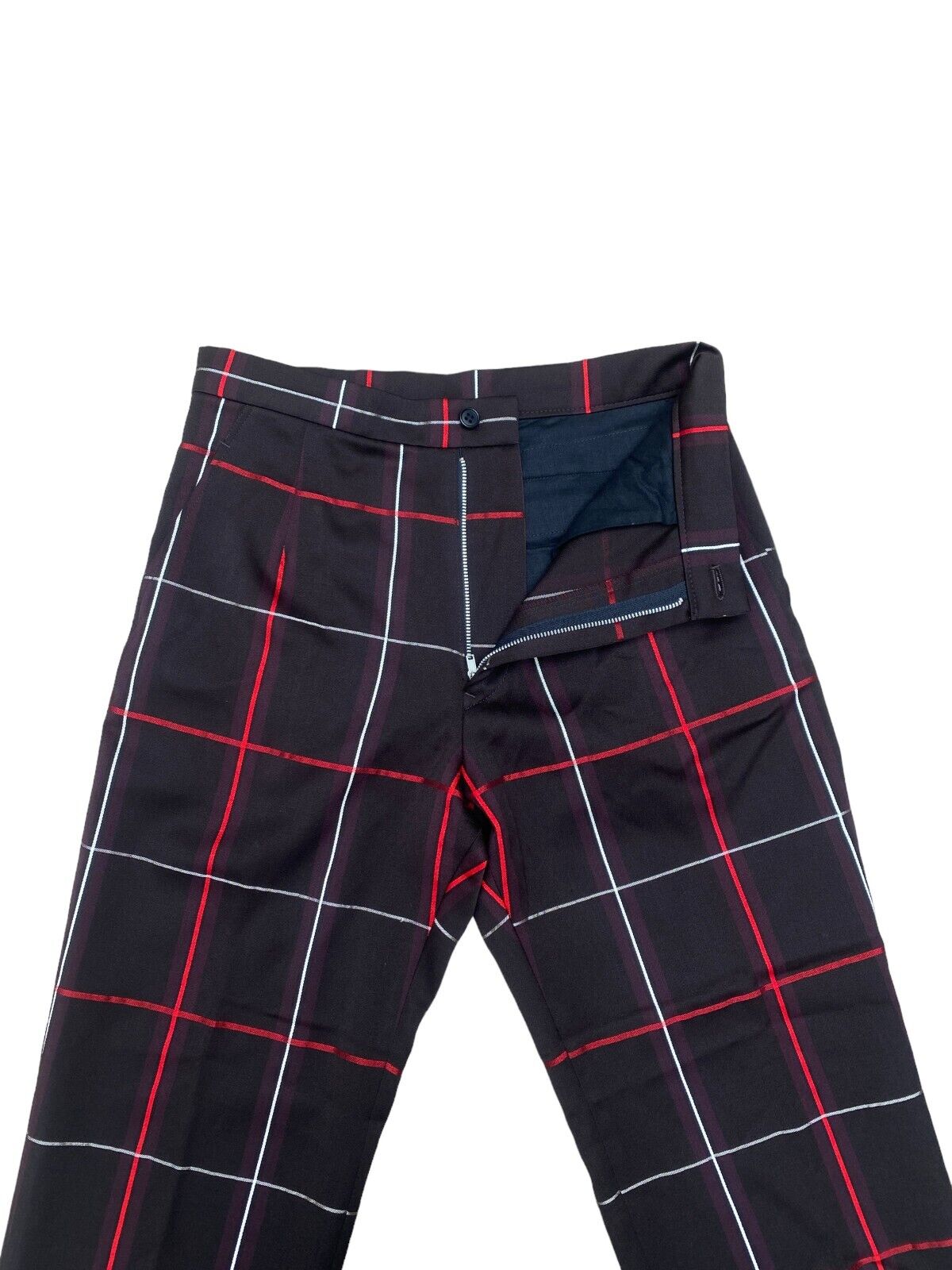 Brown Checkered Pants