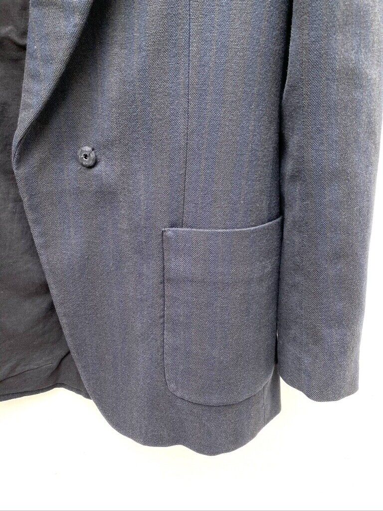 Archive FW 2002 Pinstriped Oversized blazer jacket