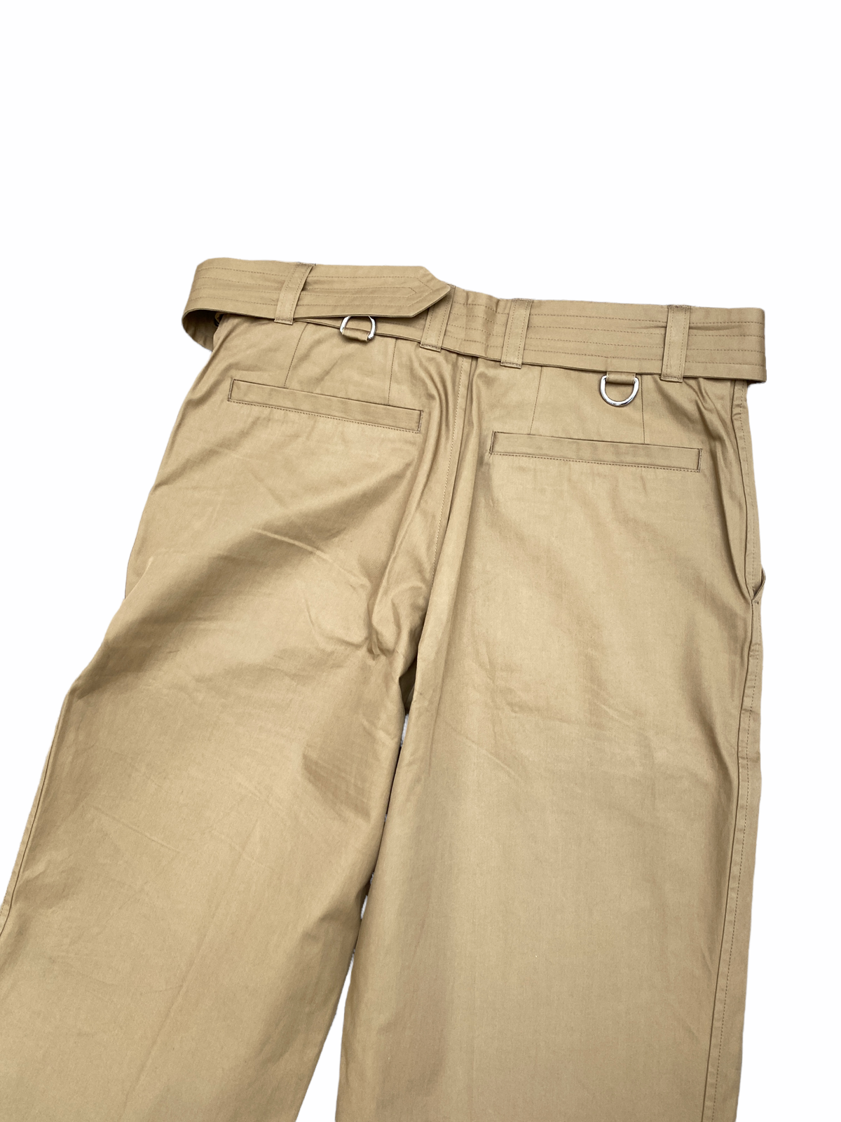 Brown Belted Chino Pants