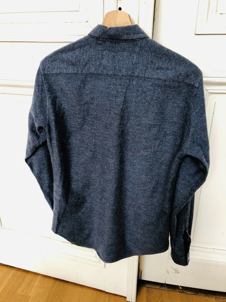 Sandro Blue Cotton Shirt Size XS