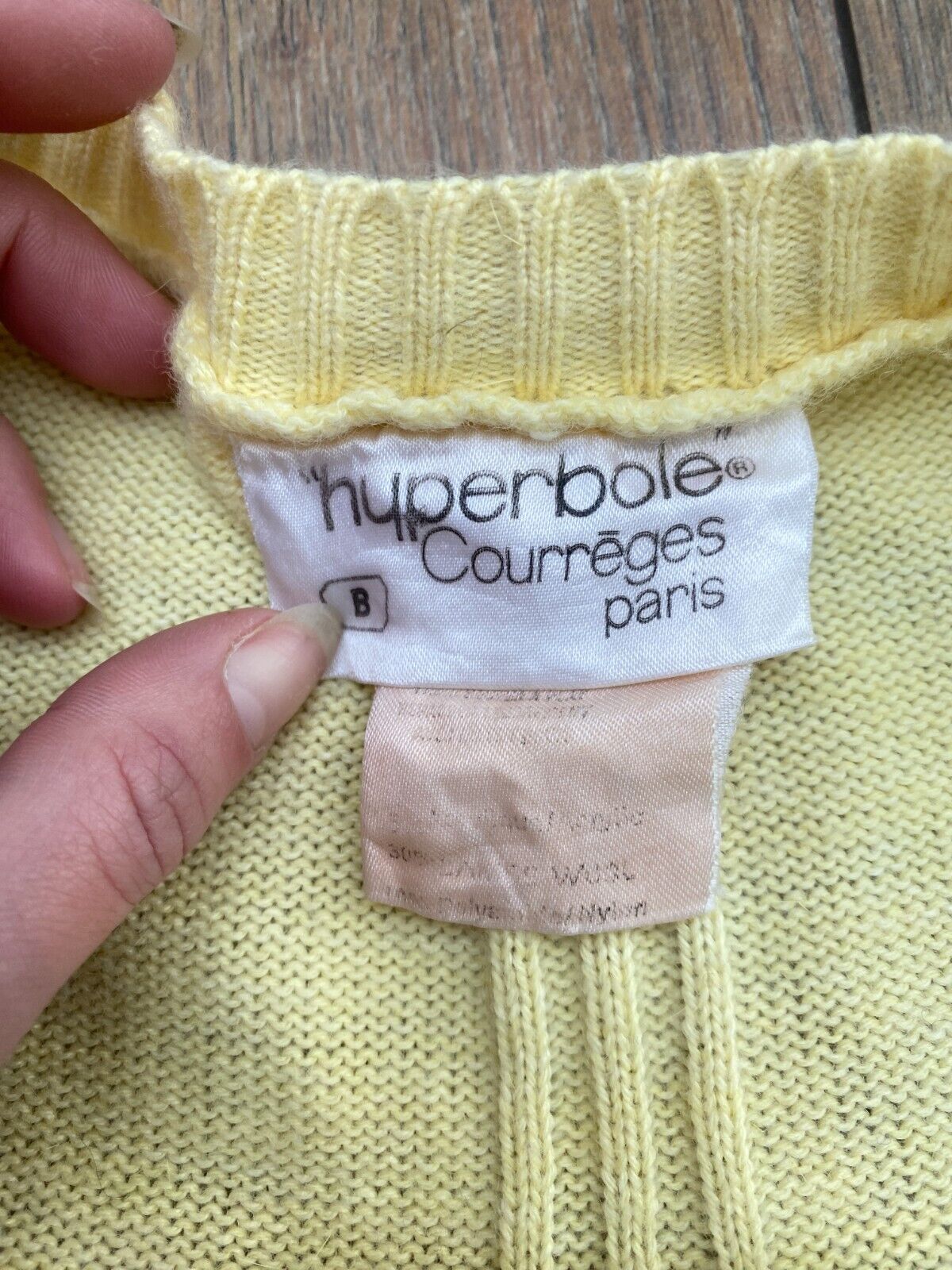 Vintage Yellow Cardigan