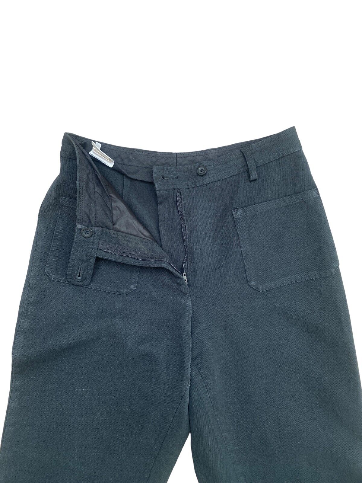 Black Wool Pants