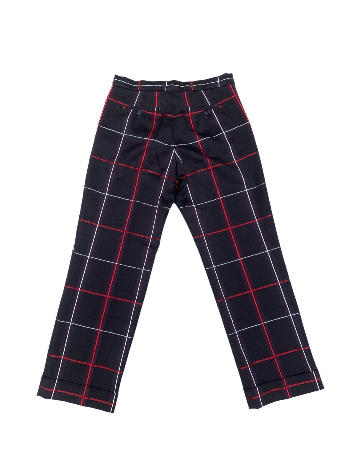 Brown Checkered Pants