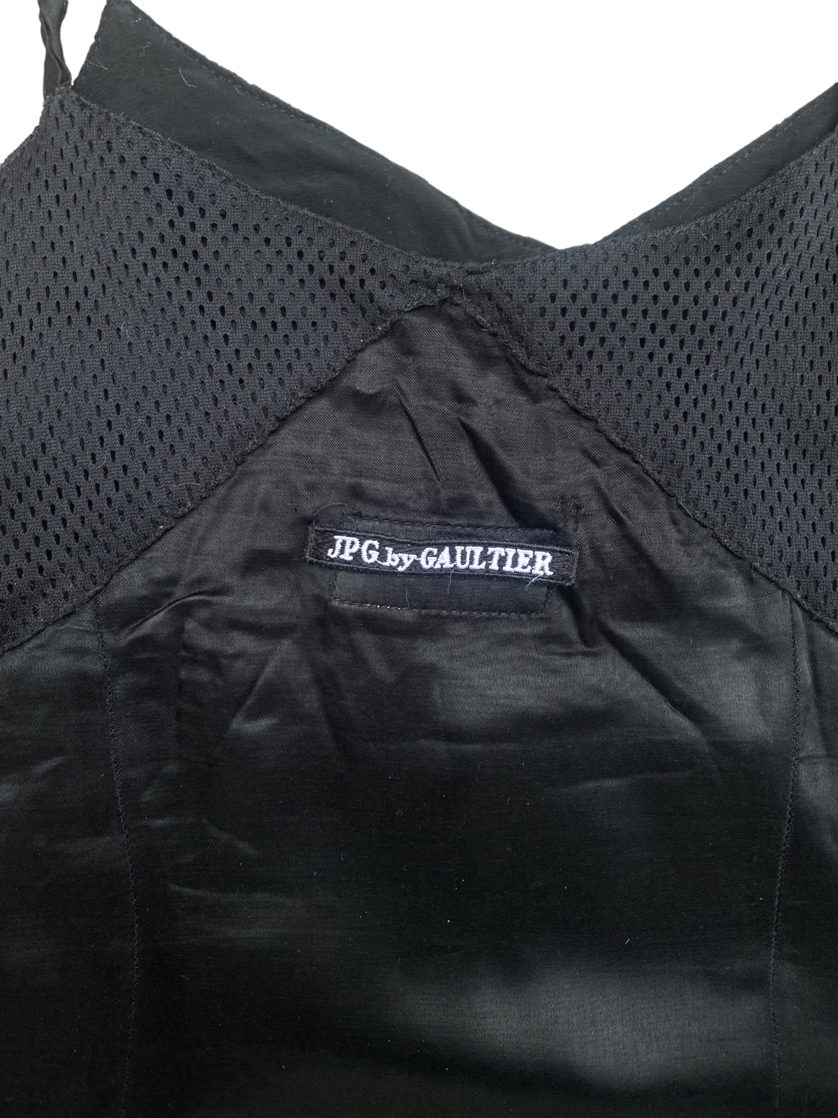 Vintage Black Mesh Dress