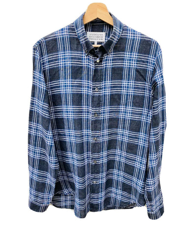 Martin Margiela Grey Checkered Shirt Size M