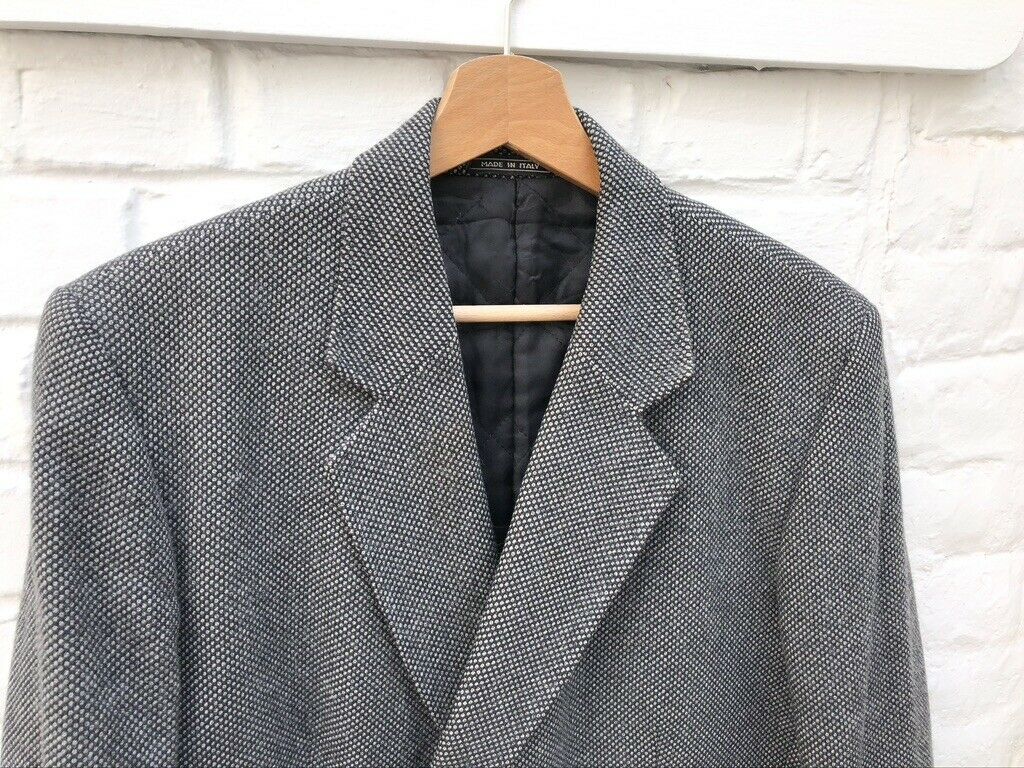 Acne Studios Double Breasted Grey Wool Coat Size M