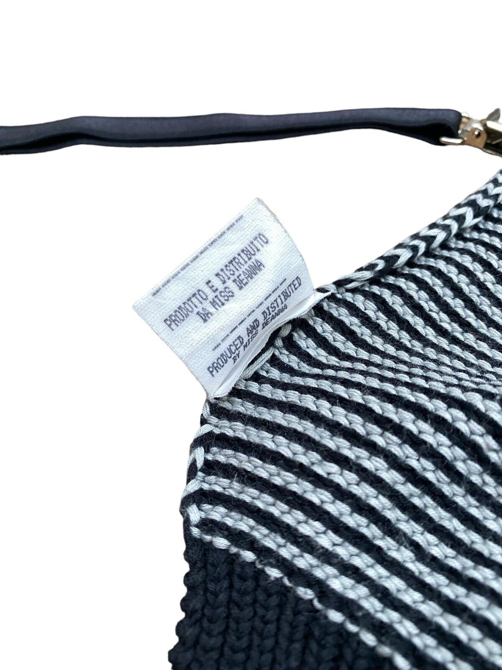 SS 1997 Striped Half Knit Sweater Size M