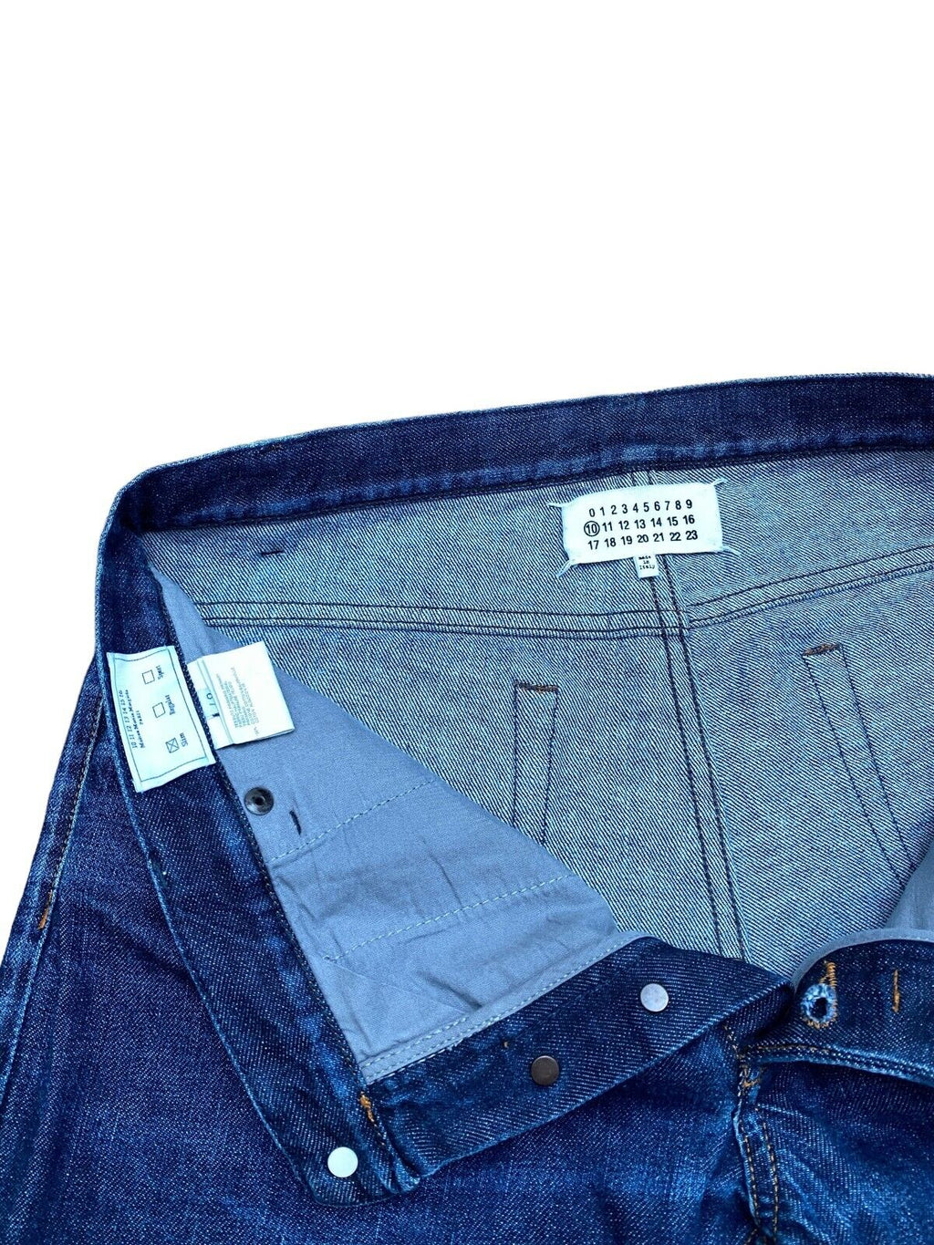 4 Stitches Blue Denim Jeans  Size 48 / US 32 Slim Fit