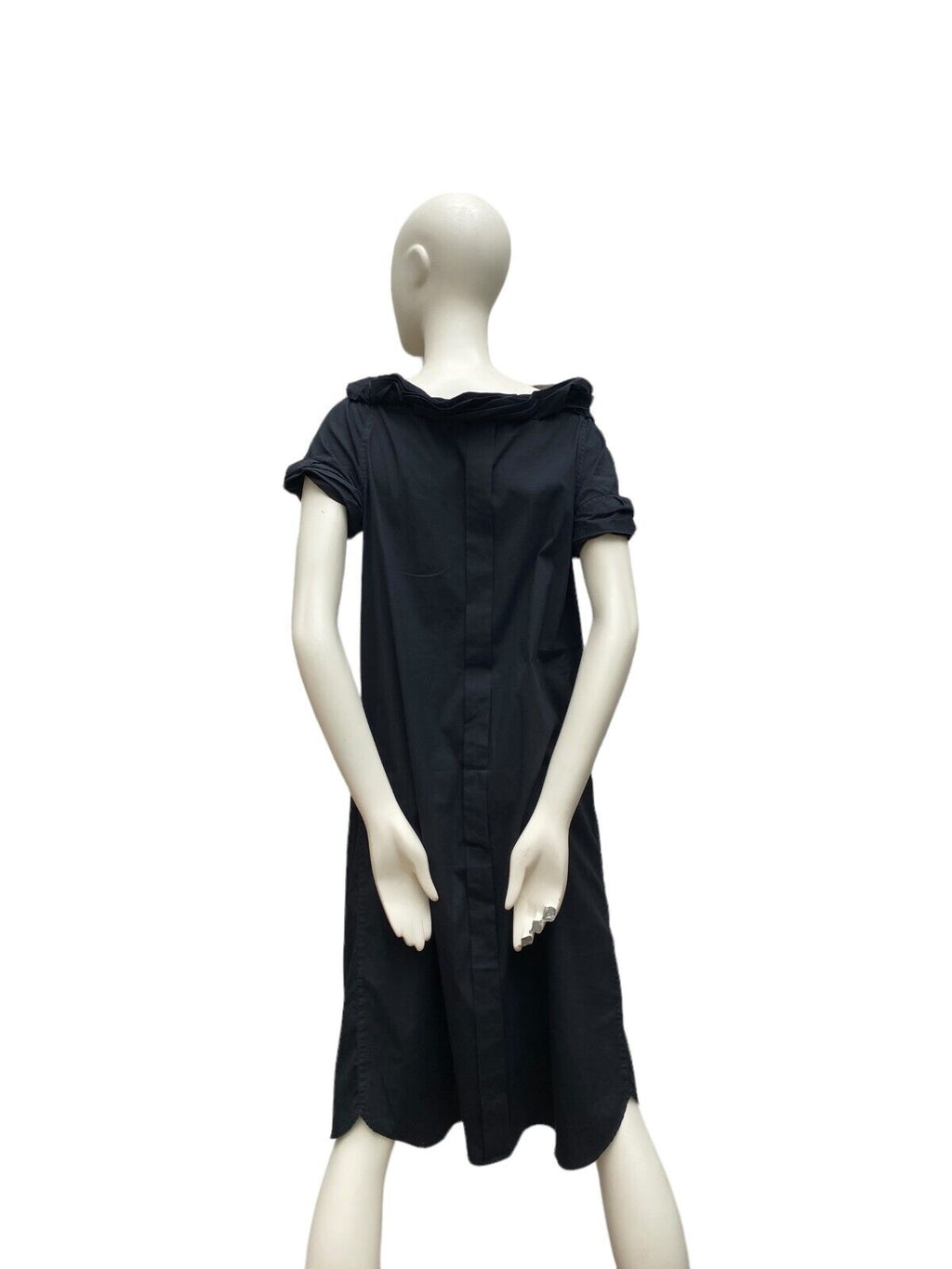 Vintage Elongated Black Dress Size IT 44 / FR 40 US 10