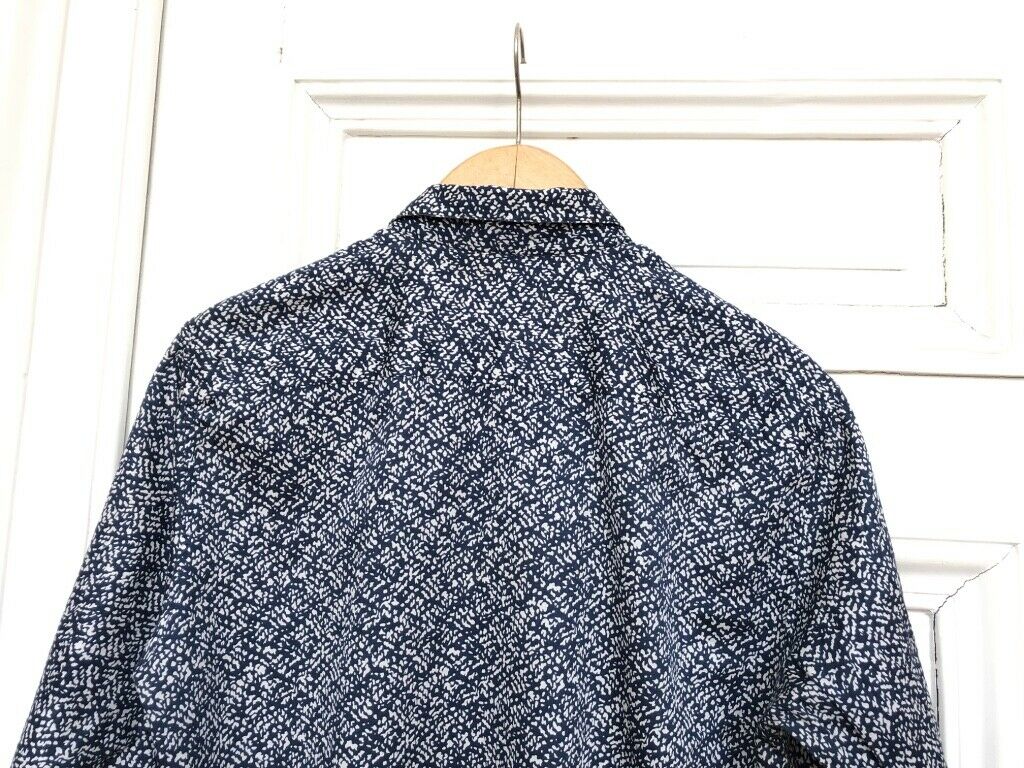 Sandro Heartbreak Blue Shirt Size L