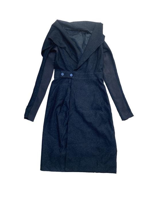 Black Cashmere Silk Coat