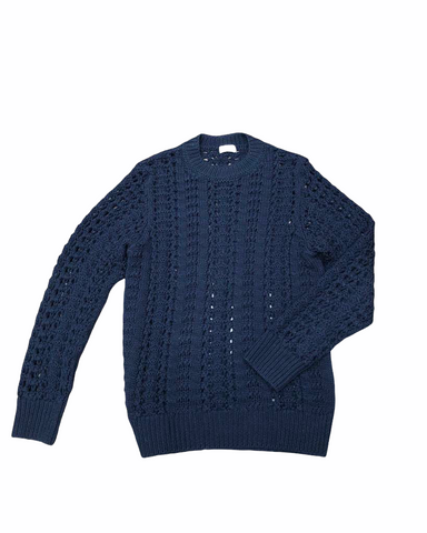 Heavy Navy Knit  Size M