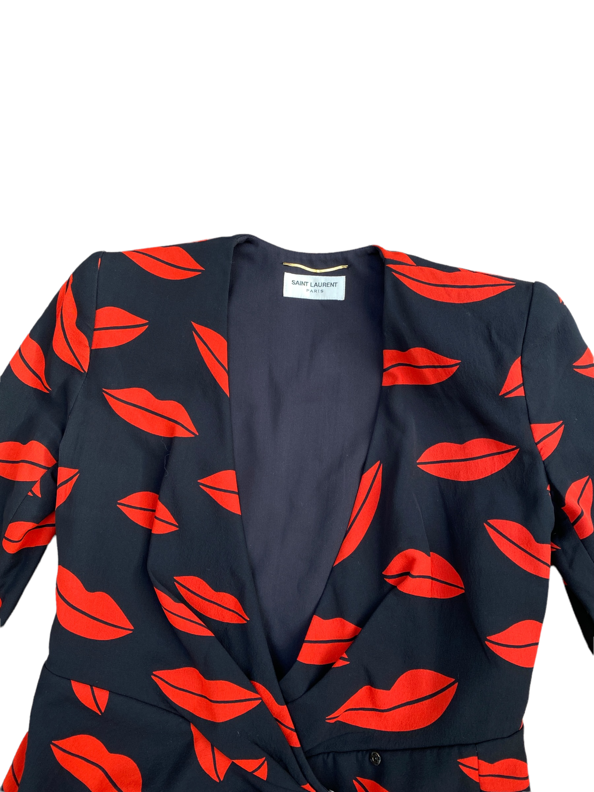 FW 2016 Lips Silk Iconic Dress