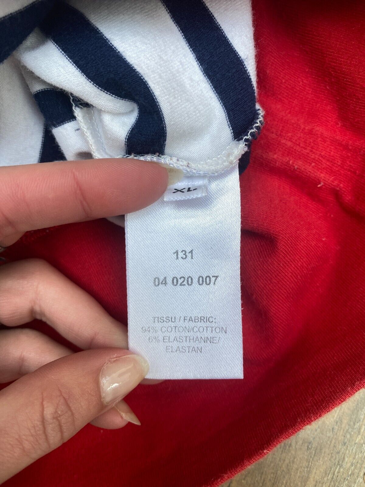 Vintage White Striped Dress