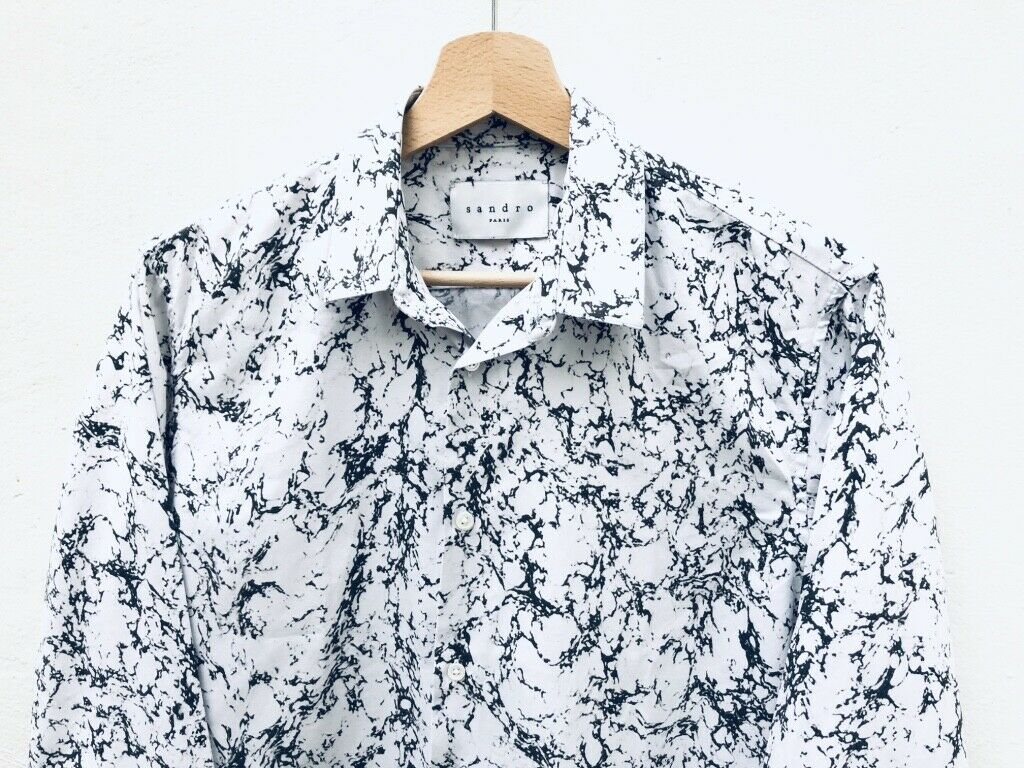 Sandro MARBLE SHIRT Size XS