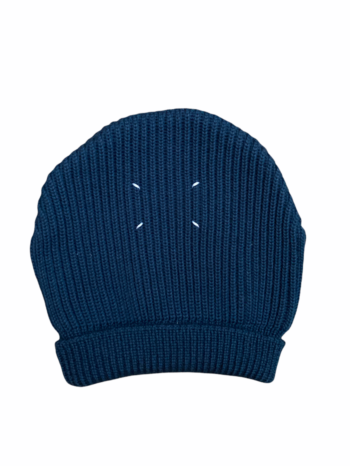 Navy wool beanie Size Small