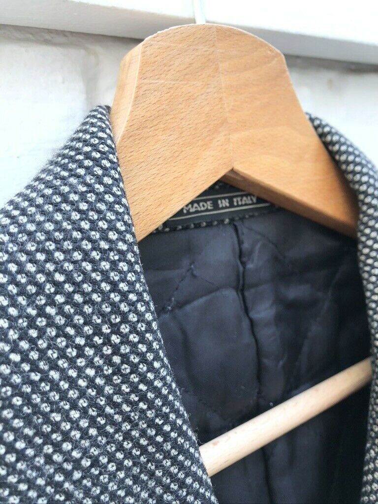 Acne Studios Double Breasted Grey Wool Coat Size M