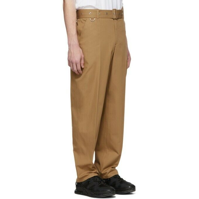Brown Belted Chino Pants