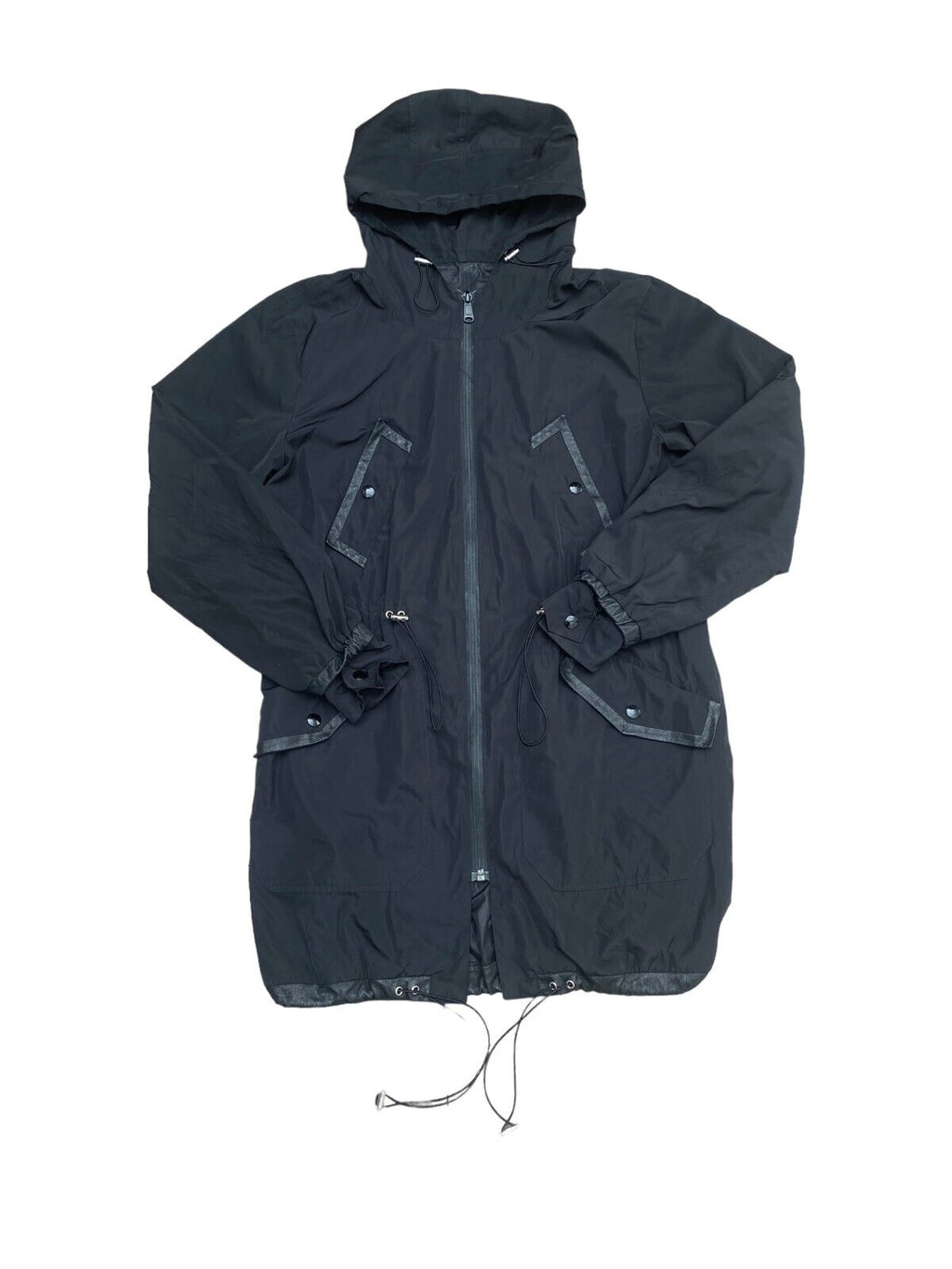 Black Parka / Raincoat Jacket