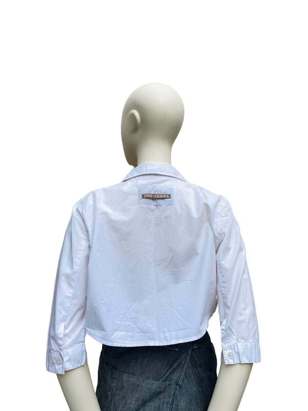 Vintage Cropped white shirt Size IT 46 EU 42 fits M