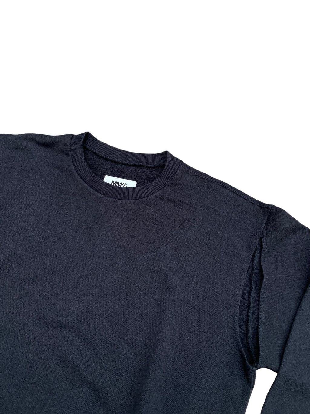 Oversized Black Sweatshirt Open on the shoulders Size S up to L