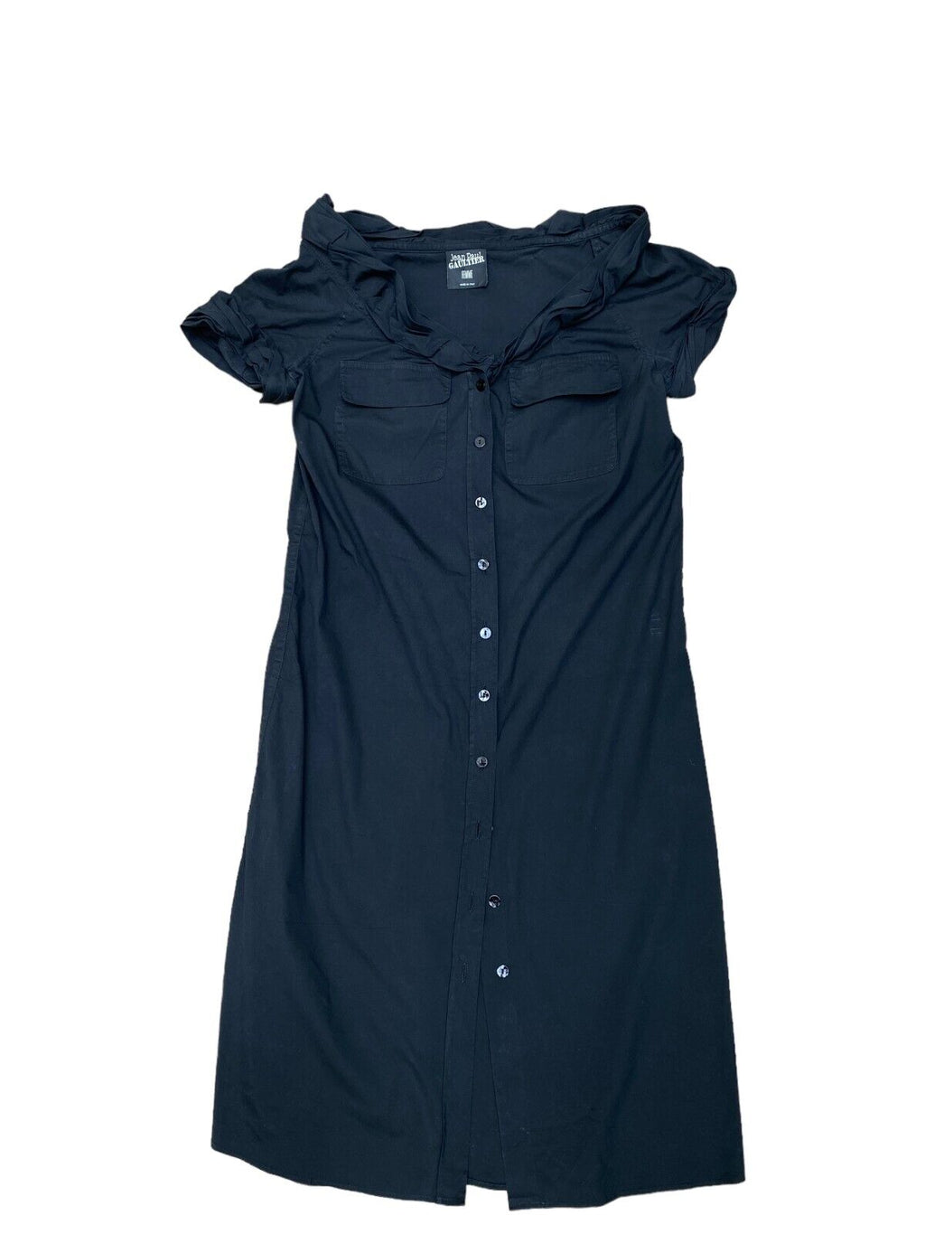 Vintage Elongated Black Dress Size IT 44 / FR 40 US 10