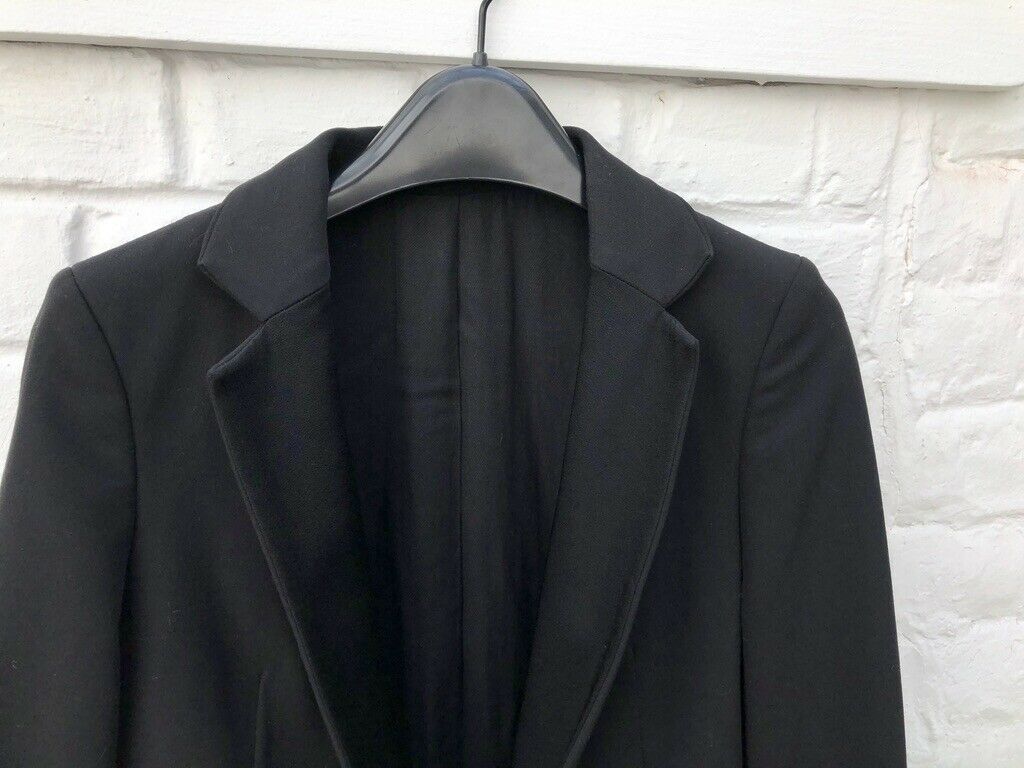 All Saints Long Black Coat Lightweight - Mid season Coat Size XS
