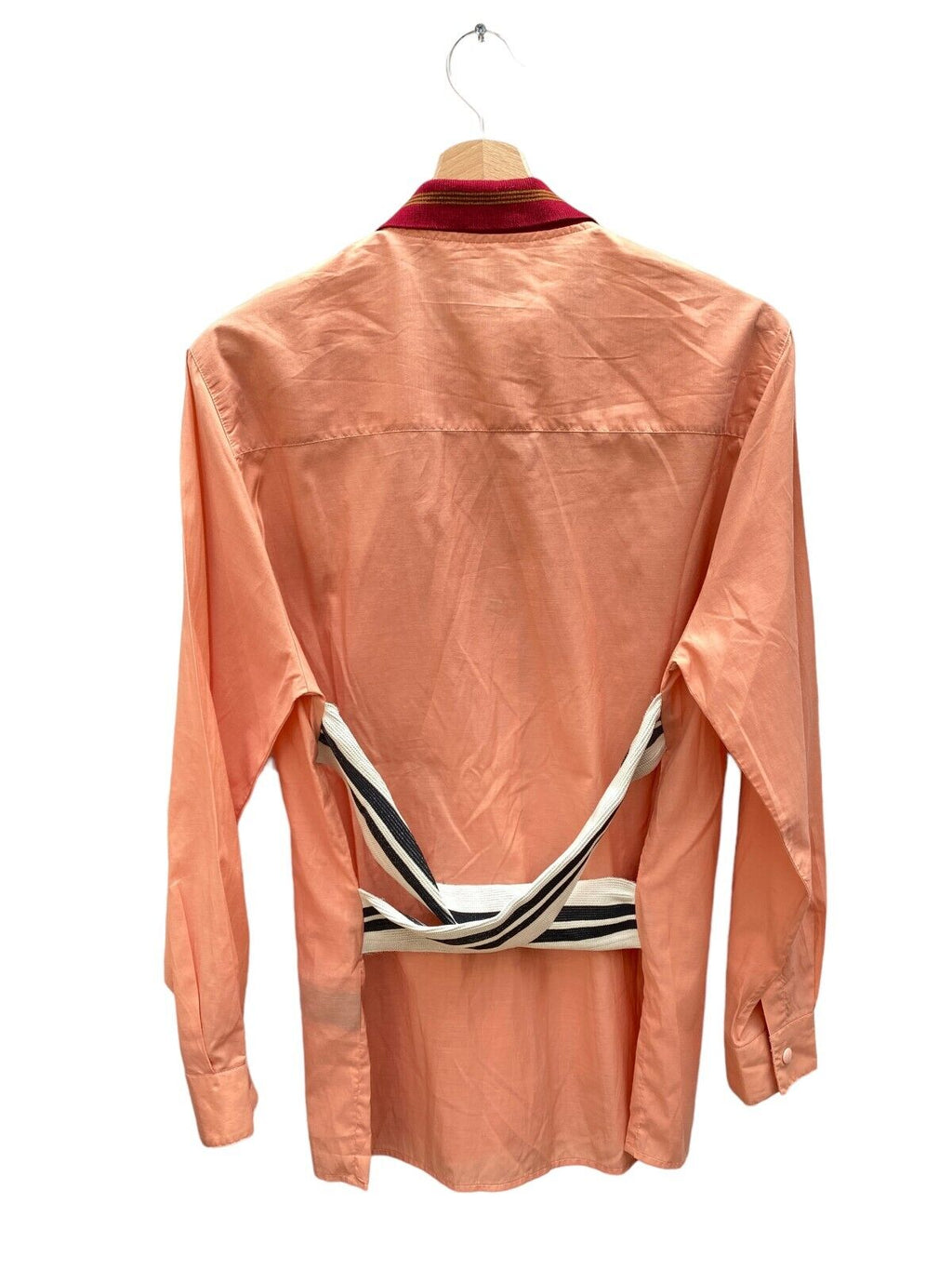 Vintage Corail Orange Back straps shirt  Size 42  M