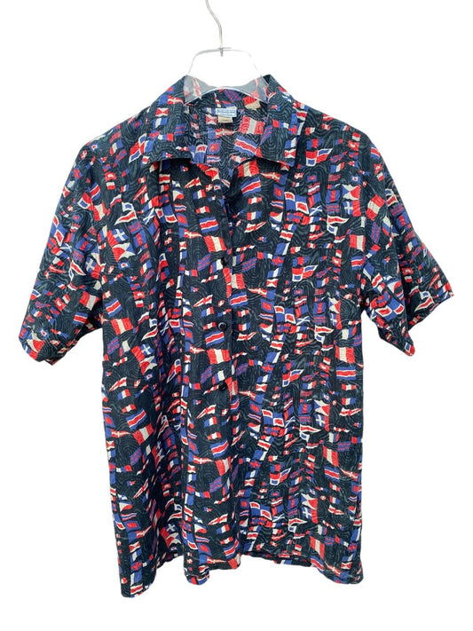 Vintage Flags Summer Shirt  Size Women 46 / fits Men M