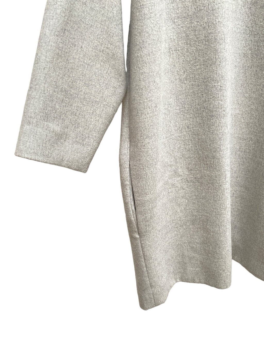 Grey Wool Dress Loose Fit  Size 38 / M
