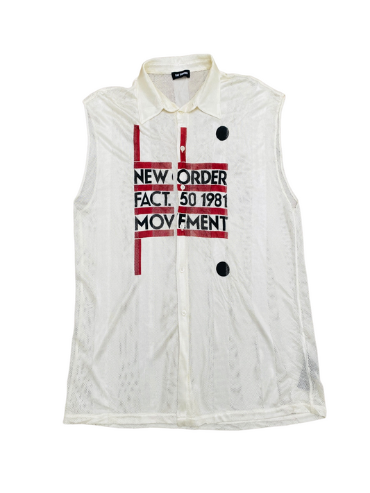 SS 2018 Sleeveless New Order Mesh Shirt
