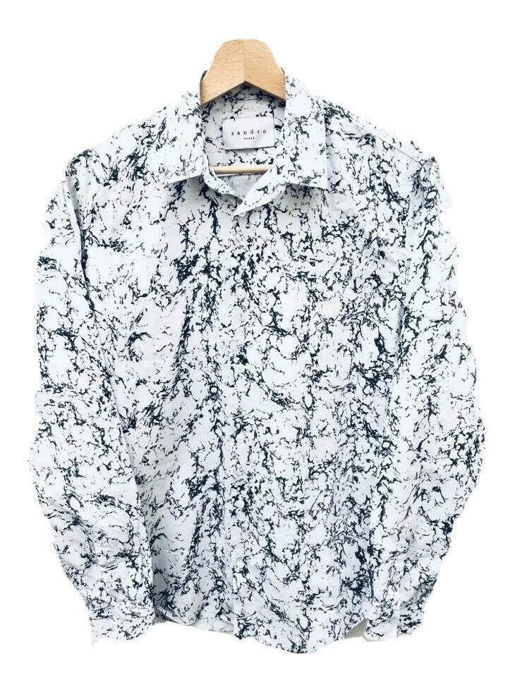 Sandro MARBLE SHIRT Size XS