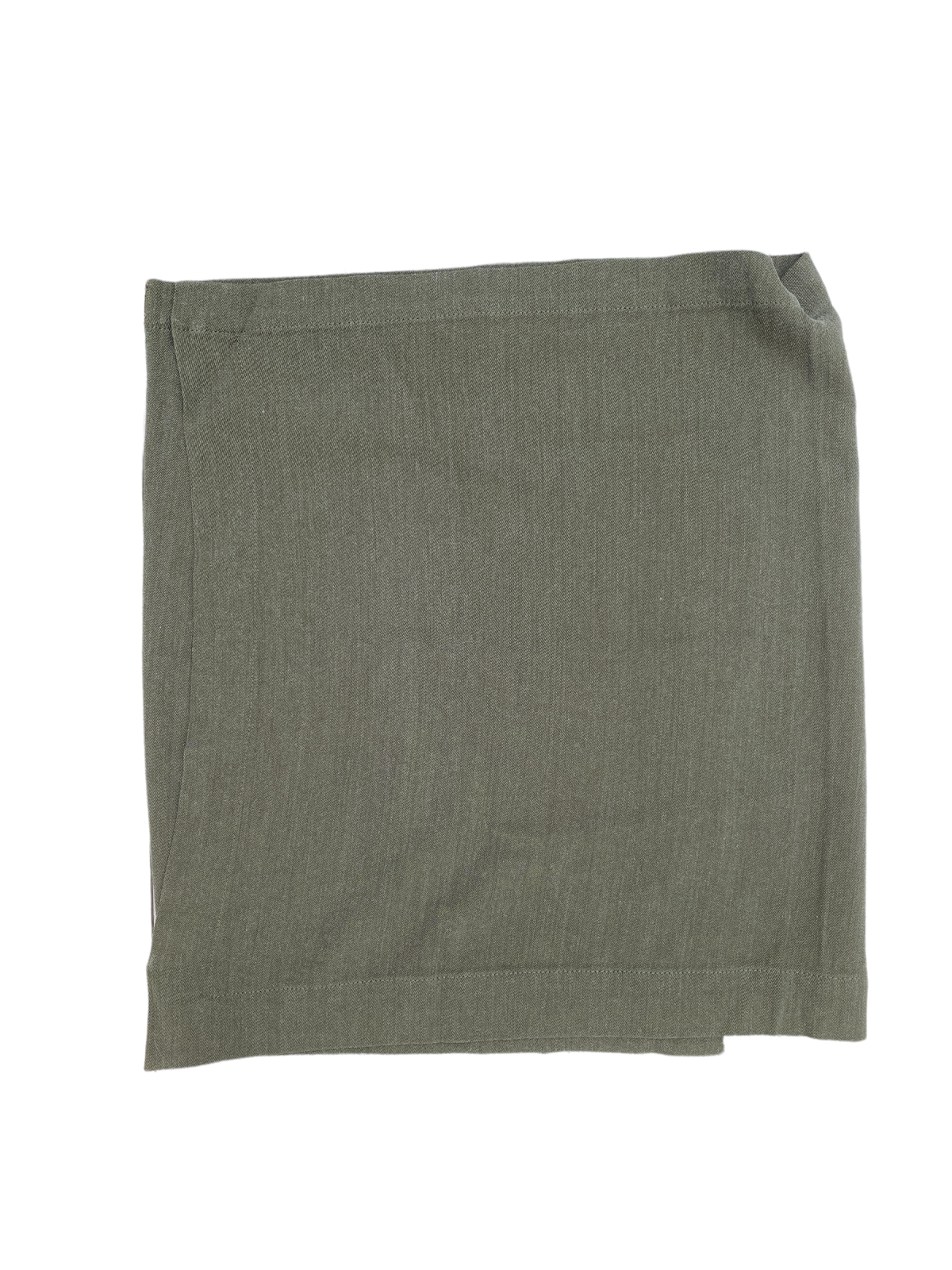 Vintage Kaki Linen Skirt