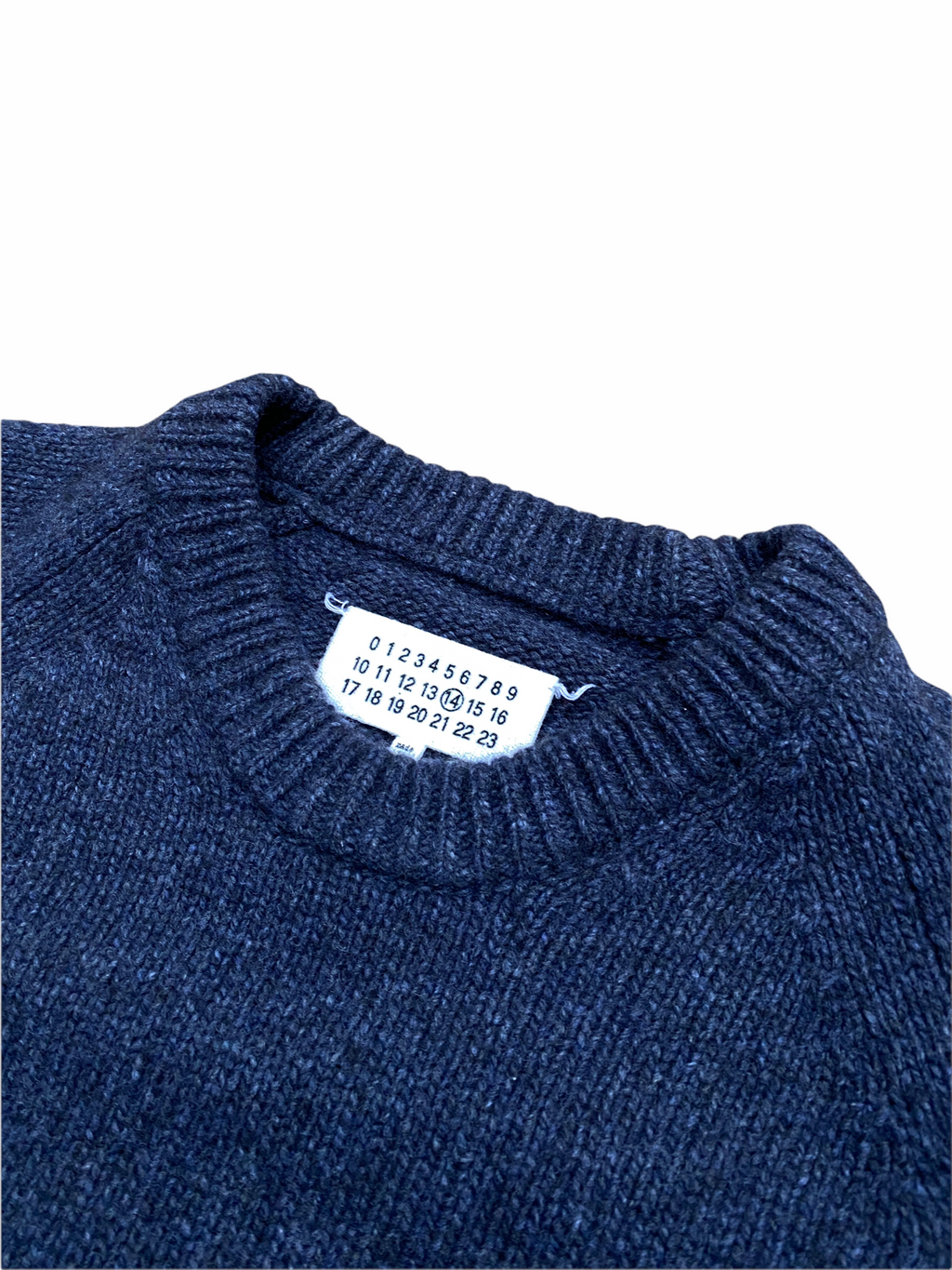 Navy Wool Sweater Size M