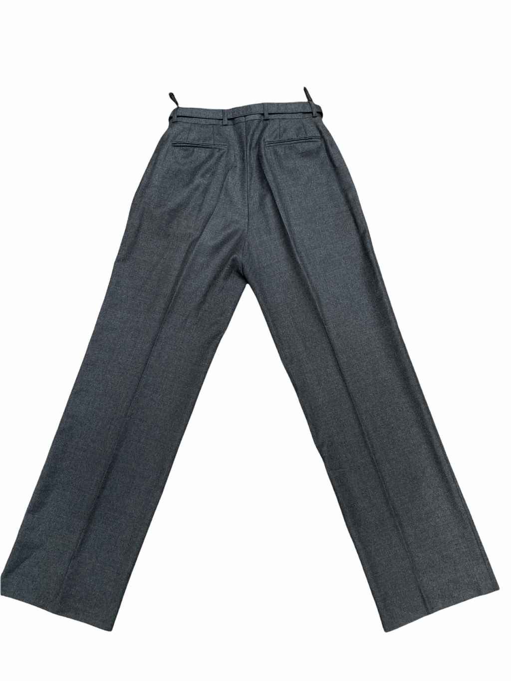 Grey Formal High Waist Pants